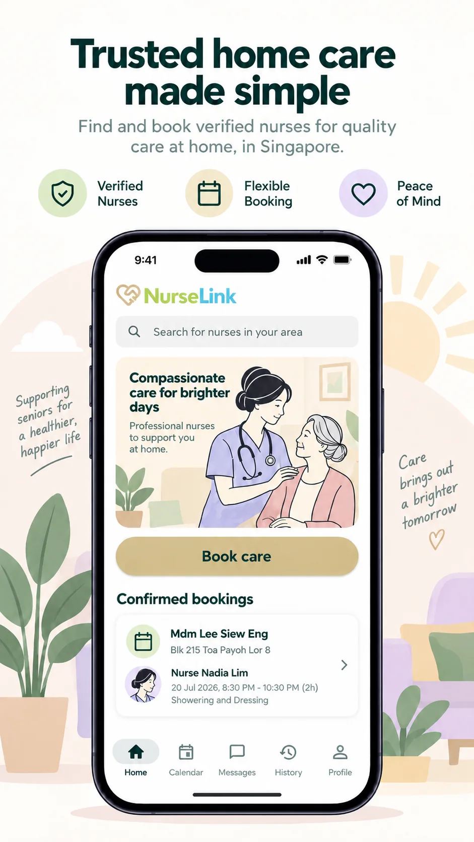 NurseLink app: Trusted home care made simple